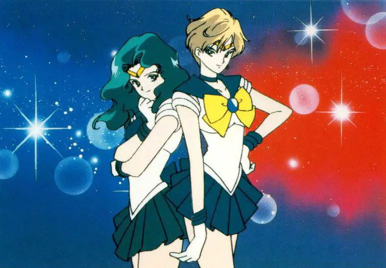 Sailor Neptune (Left) Sailor Uranus (Right)