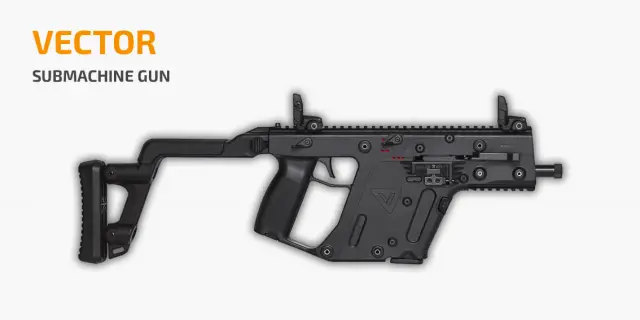 Sub Machine Gun - Vector