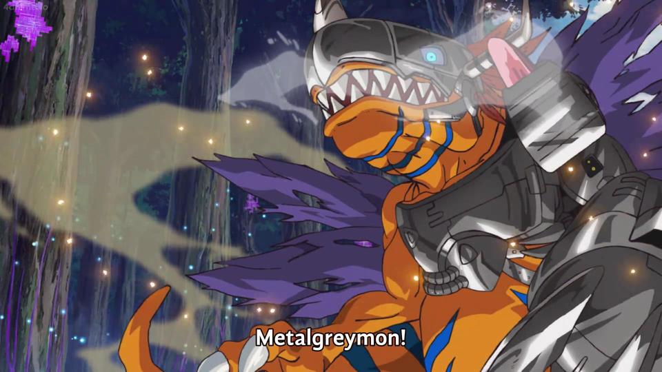 Evolution in Digimon Adventure - Metalgreymon 