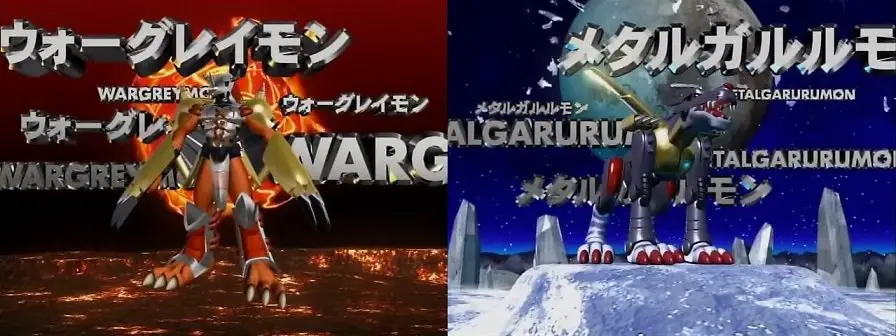 3rd evolution stages from the original Digimon Adventure 1999